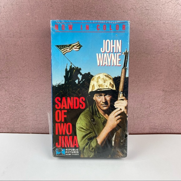 Vintage Sands Of Iwo Jima VHS Movie Sealed John Waye - Picture 1 of 5